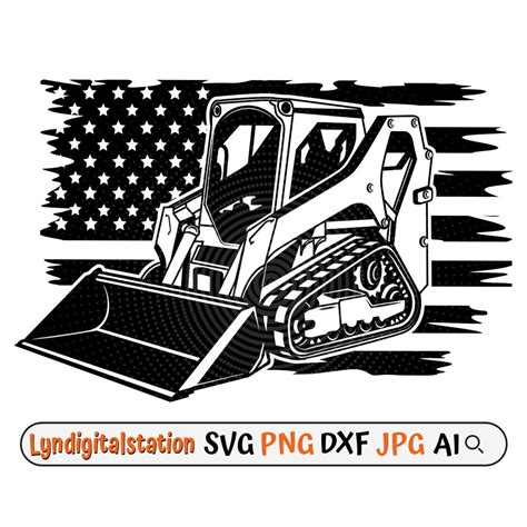 us track skid steer svg